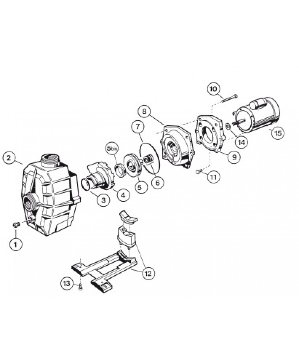 Spare parts for pump Super Spa | Hayward