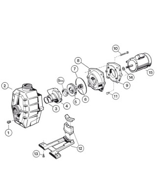 Spare parts for pump Super Spa | Hayward