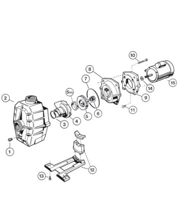 Spare parts for pump Super Spa | Hayward