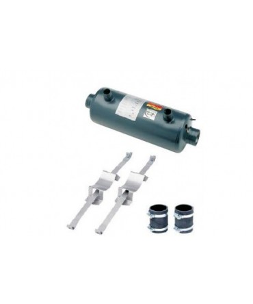 Heat exchanger for connecting to the central pool heating, model "QWT100", Behncke
