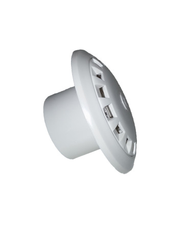 Bottom inlet nozzle for tile pools, ø63mm, Point Point