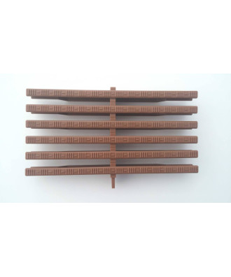 Overflow flexible pool grid – 242mm, light brown, Pool Point