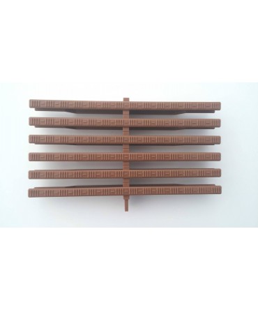 Overflow flexible pool grid – 242mm, light brown, Pool Point