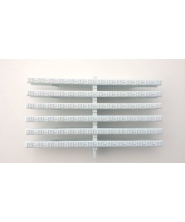 Overflow flexible pool grid – 242mm, light grey, Point Point