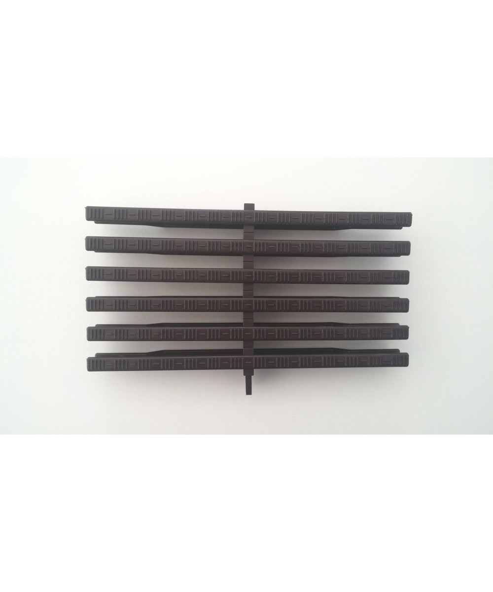 Overflow flexible pool grid – 242mm, dark brown, Pool Point