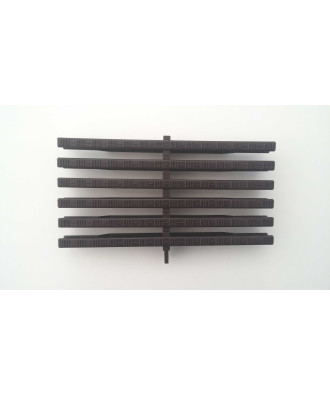 Overflow flexible pool grid – 242mm, dark brown, Pool Point