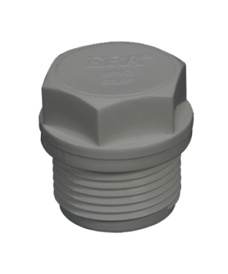 PVC-male threaded end plug (20mm, 25mm, 32mm), ERA