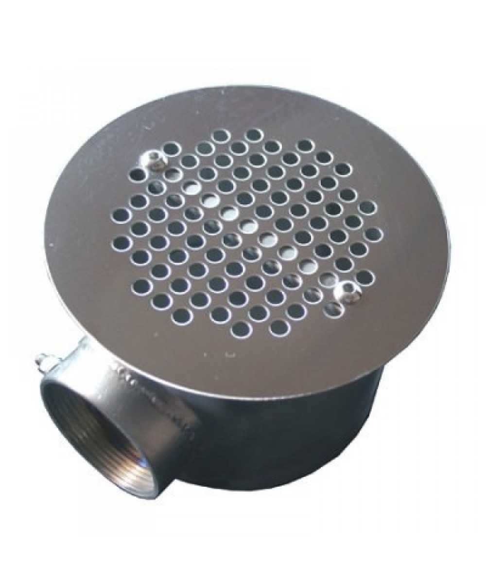 Stainless Steel Floor Drain for Concrete Pools, d154mm, Mar Piscine