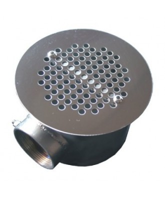 Stainless Steel Floor Drain for Concrete Pools, d154mm, Mar Piscine