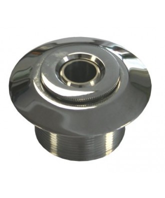 Stainless Steel Wall-mounted Nozzle ø2", model "Lux", Mar Piscine