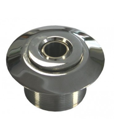Stainless Steel Wall-mounted Nozzle ø2", model "Lux", Mar Piscine