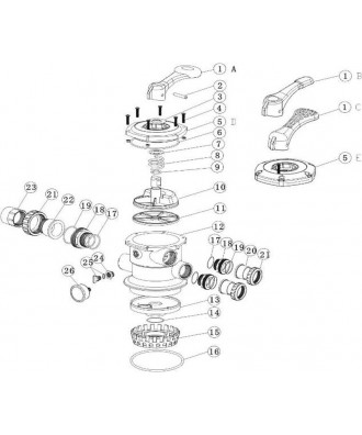 Spare Parts for 6-way Valves (7)
