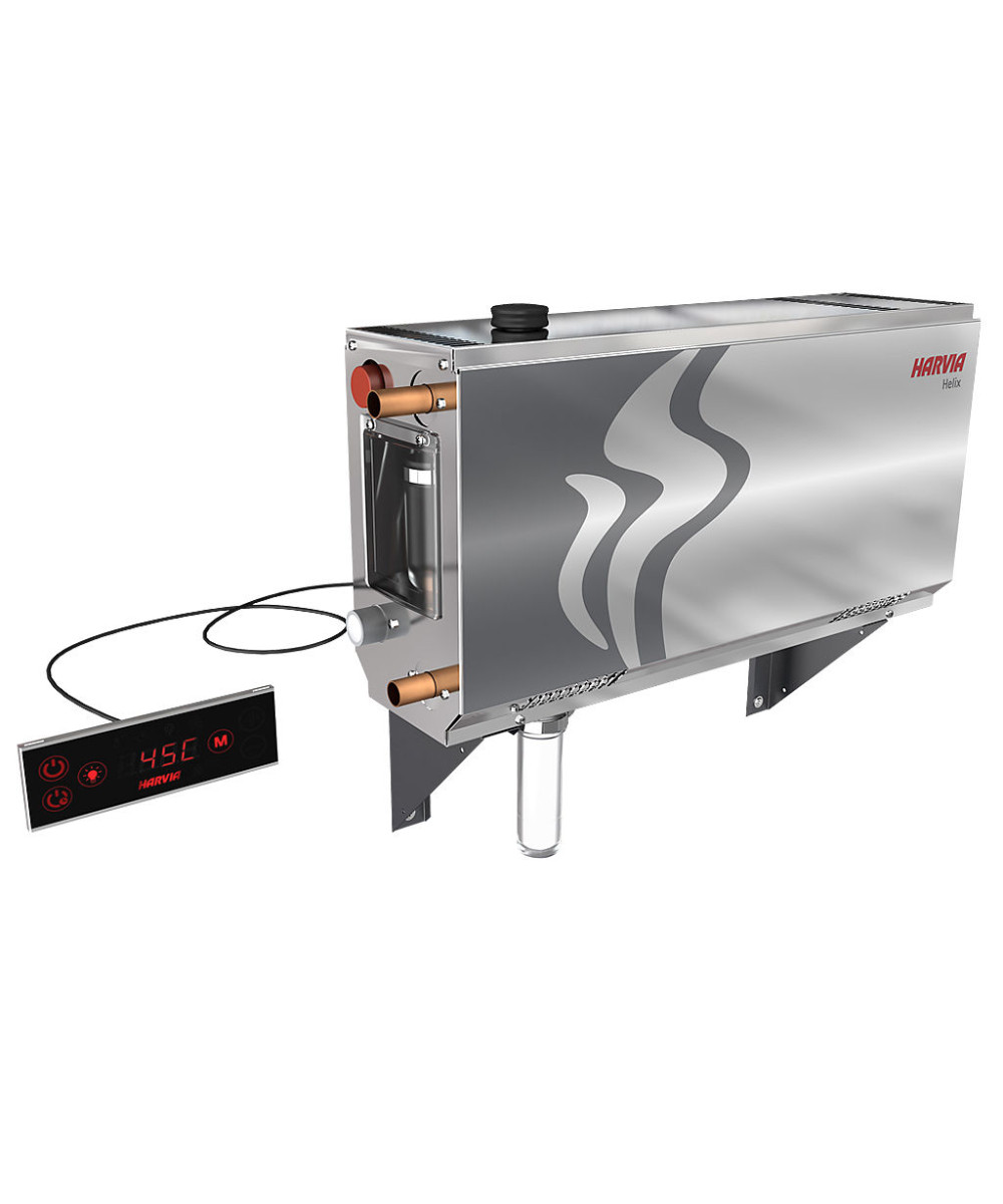 Steam generator 4.50kW-15.0kW with a control unit, model “Helix”, Harvia