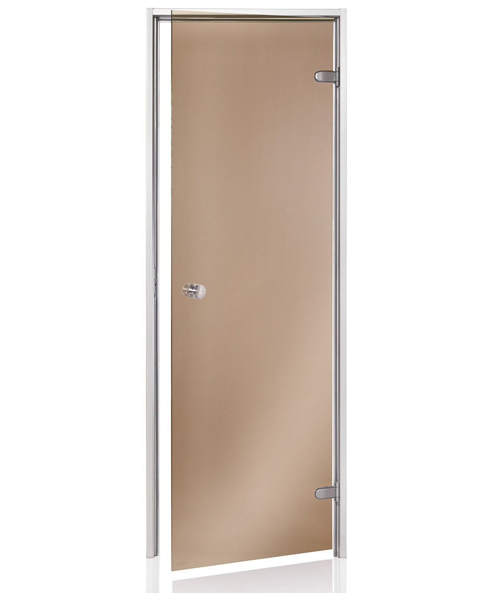 Steam Bath Door 89cm x 189cm, Bronze, model AU919P, Spa Point