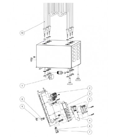 Spare parts for sauna heater model HIMALAYA DE | Helo