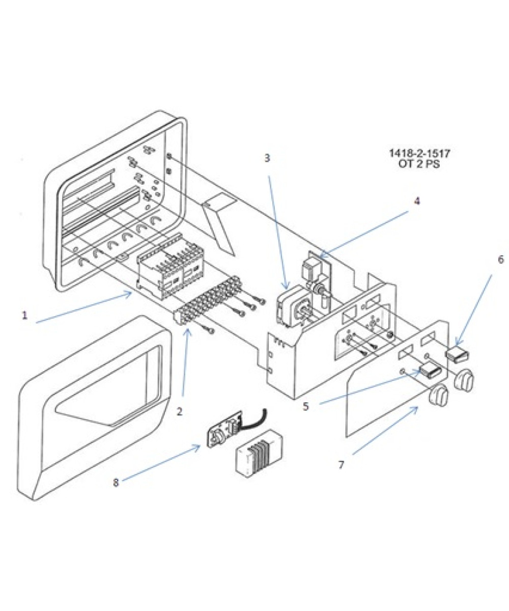 Spare parts for sauna control model OT 2 PS-3 | Helo