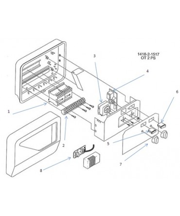 Spare parts for sauna control model OT 2 PS-3 | Helo